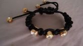 PULSEIRA MACRAMÊ COM STRASS